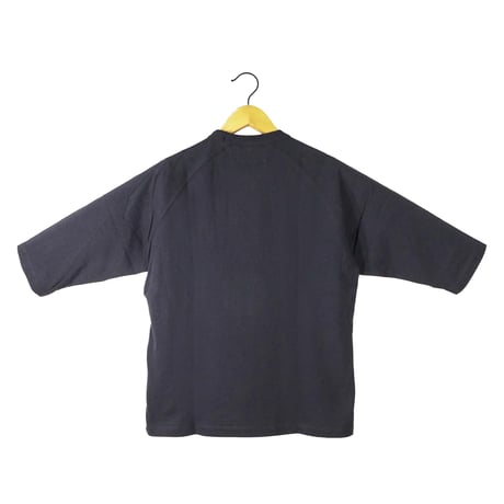 ラクロス 【ネイビー】7分袖ワイドラグランTシャツ