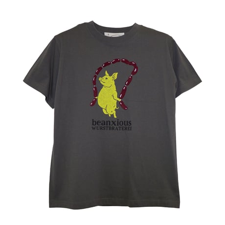 ソーセージ【ヘイジーブラック】半袖Tシャツ