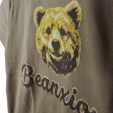 ブラウンベア【オリーブ】プレミアム半袖Tシャツ