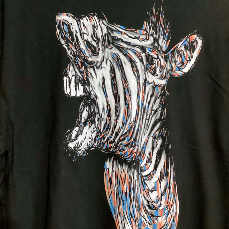 シマウマ【ブラック】長袖Tシャツ | ビーアンキシャス