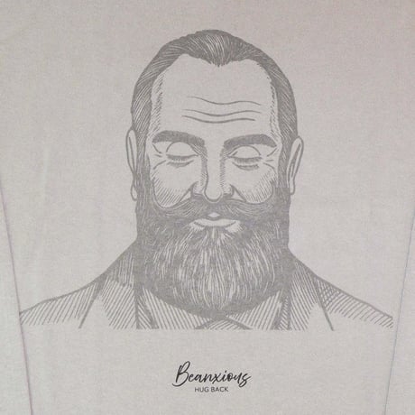 ヒゲ 【アシッドカーキ】ワイドロングTシャツ