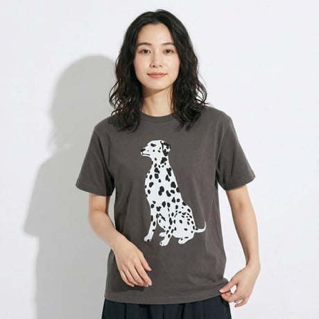 ダルメシアン【ヘイジーブラック】半袖Tシャツ