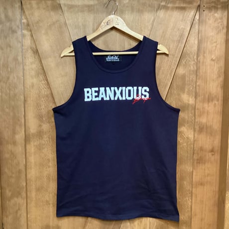 BEANXIOUS【ネイビー】タンクトップ