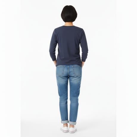 ネコベロス【ネイビー】ロングスリーブ