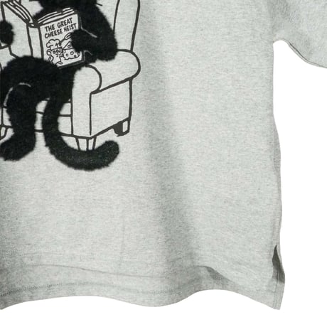 Books&coffee【ヘザーグレー】WOMEN'SオーバーTシャツ