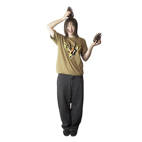 ガゼル【コヨーテ】半袖Tシャツ