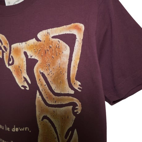 カンガルー【バーガンディ】半袖Tシャツ