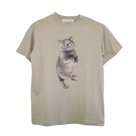 ブリティッシュショートヘア【ミルキーグレー】半袖Tシャツ