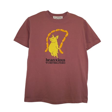 ソーセージ【ヘイジーレッド】半袖Tシャツ