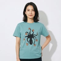 タコ【ヘイジーグリーン】半袖Tシャツ