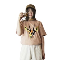 ガゼル【ダスティピンク】半袖Tシャツ