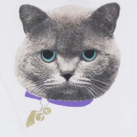 ブリティッシュショートヘア 【ホワイト】ロングTシャツ