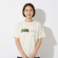 ネコソファ【アイボリー】半袖ファインジャージーTシャツ