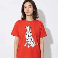 ダルメシアン【ハイレッド】半袖Tシャツ