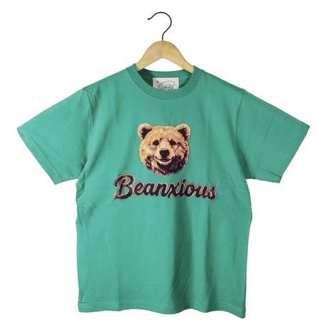 ブラウンベア【グリーン】プレミアム半袖Tシャツ