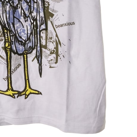 前ハシビロコウ【コメットブルー】プレミアム半袖Tシャツ