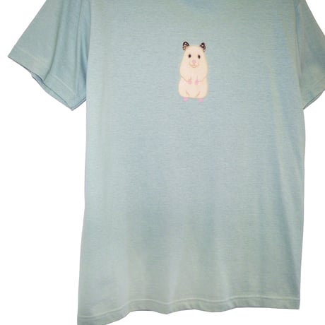 ハムスター【ライトセージ】半袖Tシャツ