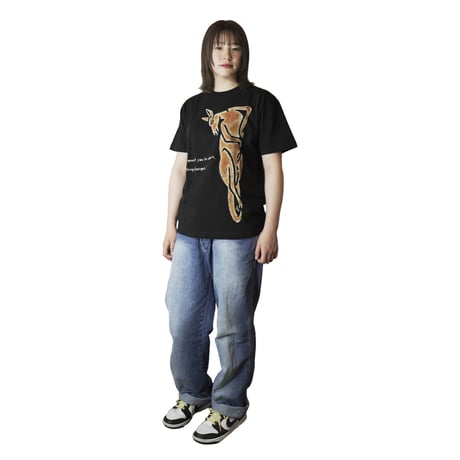 カンガルー【ディープブラック】半袖Tシャツ