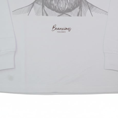 ヒゲ 【フロストグレー】ワイドロングTシャツ