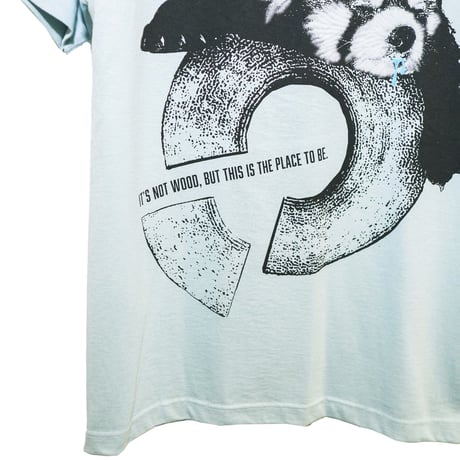レッサーパンダ【フロストスカイ】半袖Tシャツ