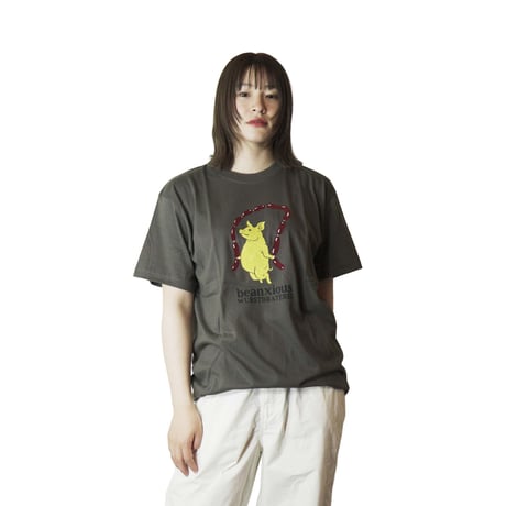 ソーセージ【ヘイジーブラック】半袖Tシャツ