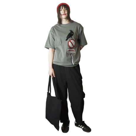 ヤタガラス【ストーングリーン】BIG半袖Tシャツ