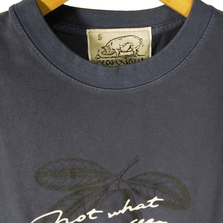 カシューアップル【ヴィンテージネイビー】半袖Tシャツ(製品染め)
