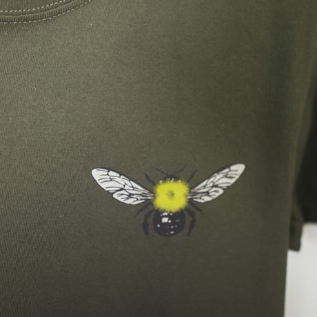 クマバチ【アーミーグリーン】半袖Tシャツ