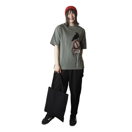 ヤタガラス【ストーングリーン】BIG半袖Tシャツ