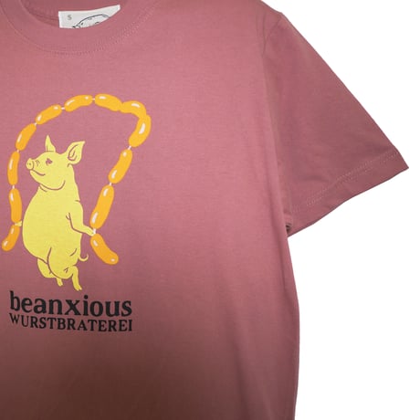 ソーセージ【ヘイジーレッド】半袖Tシャツ