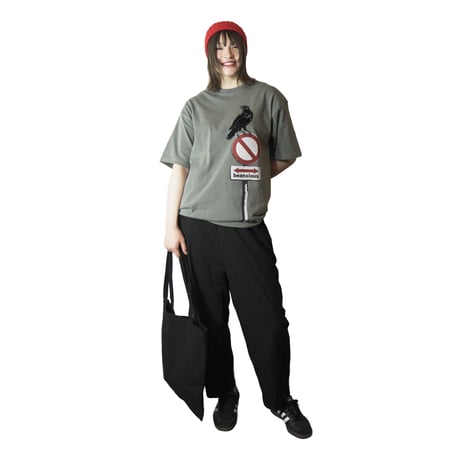 ヤタガラス【ストーングリーン】BIG半袖Tシャツ