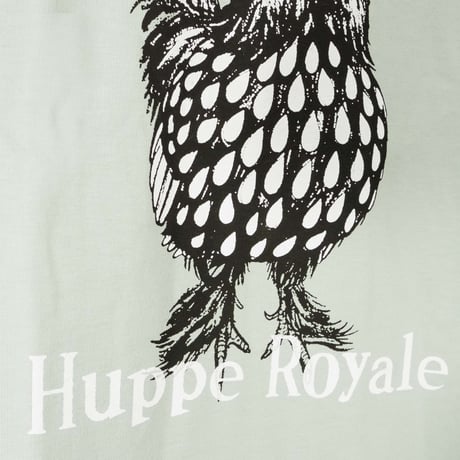 ウーダン鶏 【スモーキーグリーン】半袖ワイドBOXシルエットTシャツ