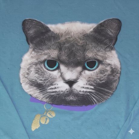 ブリティッシュショートヘア 【ヘイジーグリーン】ロングTシャツ