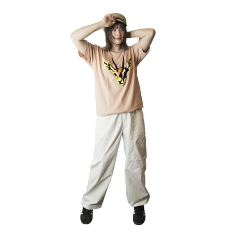 ガゼル【ダスティピンク】半袖Tシャツ