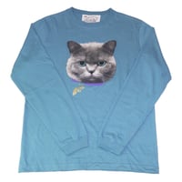 ブリティッシュショートヘア 【ヘイジーグリーン】ロングTシャツ