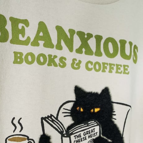 Books&coffee【ストーン】WOMEN’SオーバーTシャツ