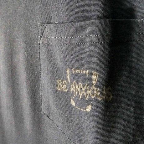 シャー猫【デニム】半袖ポケット付きTシャツ