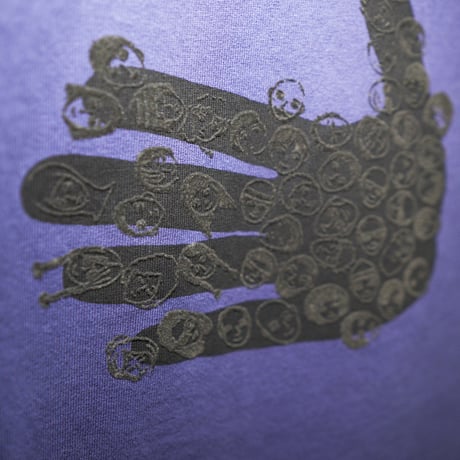 HUGハンド【ネイビー】半袖Tシャツ