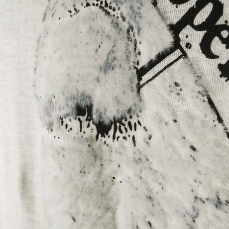 白クマ【オートミール】半袖トライブレンドTシャツ