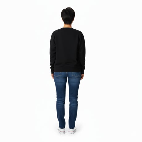 ヤタカラス 【ブラック】ワイドトレーナー