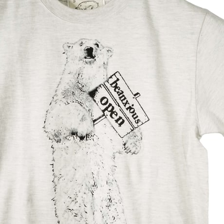 白クマ【オートミール】半袖Tシャツ