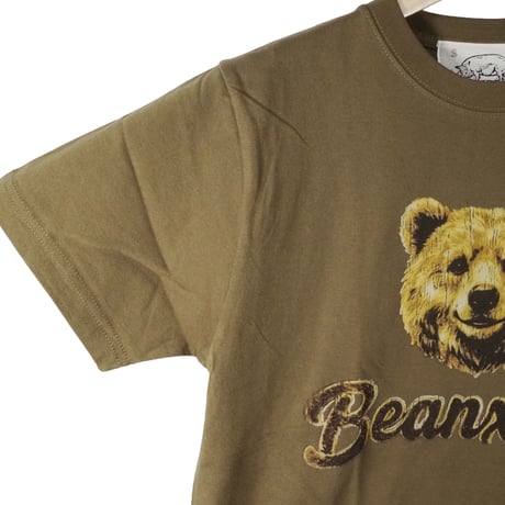 ブラウンベア【オリーブ】プレミアム半袖Tシャツ