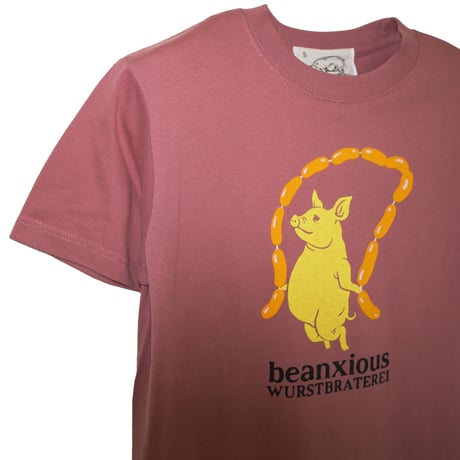 ソーセージ【ヘイジーレッド】半袖Tシャツ