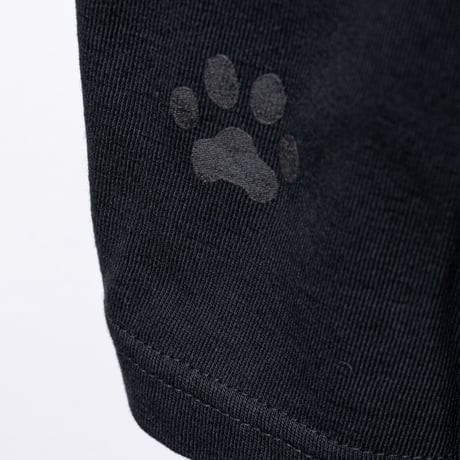 黒ネコ【ブラック】半袖Tシャツ (kidsサイズ有り)