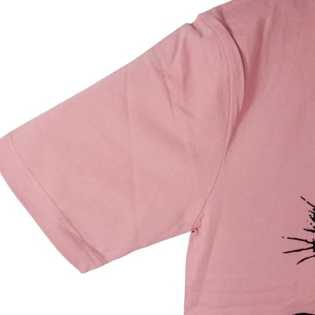前ネコべロス 【フラミンゴピンク】5分袖ワイドTシャツ