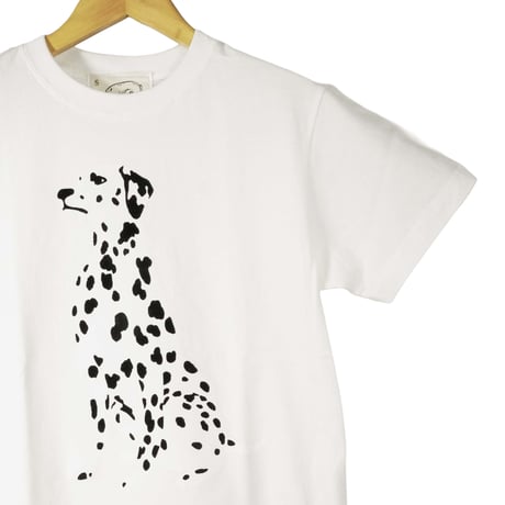 ダルメシアン【バニラホワイト】半袖Tシャツ