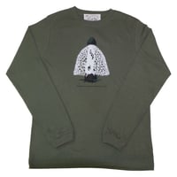 キヌガサタケ 【ライトオリーブ】ロングTシャツ