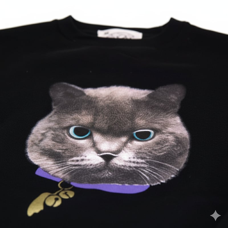 ブリティッシュショートヘア 【ブラック】ワイドトレーナー | ビー