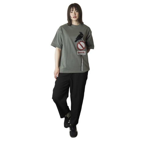 ヤタガラス【ストーングリーン】BIG半袖Tシャツ