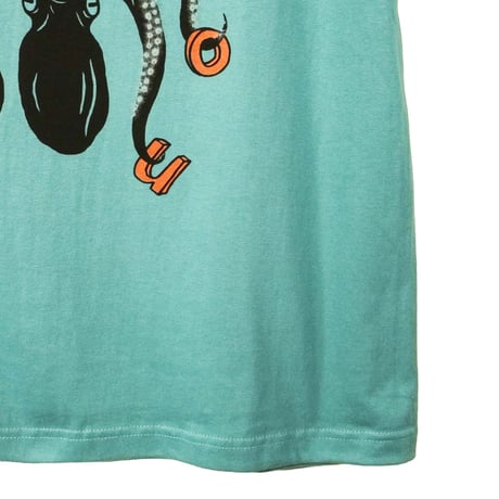 タコ【ヘイジーグリーン】半袖Tシャツ